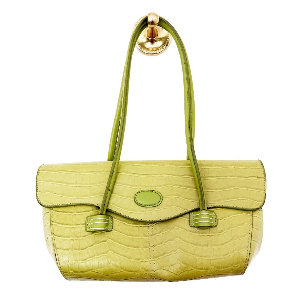 Green 90s Y2K bag, shoulder bag, faux leather